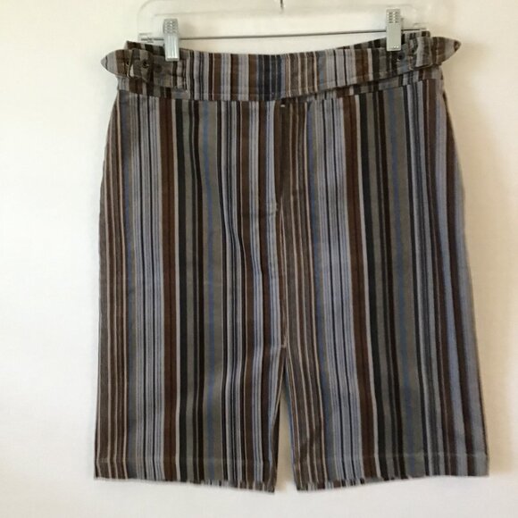 Mark Edwards Studio Belted Corduroy Pencil Skirt Size 8 - Picture 5 of 12